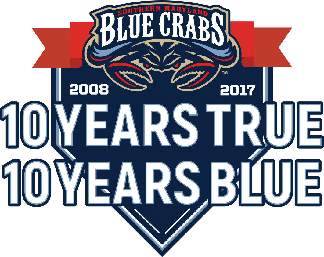 Southern Maryland Blue Crabs 2017 Anniversary Logo iron on transfers for T-shirts